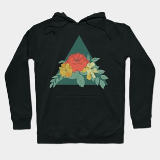 An aesthetic flower design Hoodie